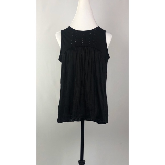 Women’s Loose Fit Tank with Glitter Like Detailing - Picture 1 of 5